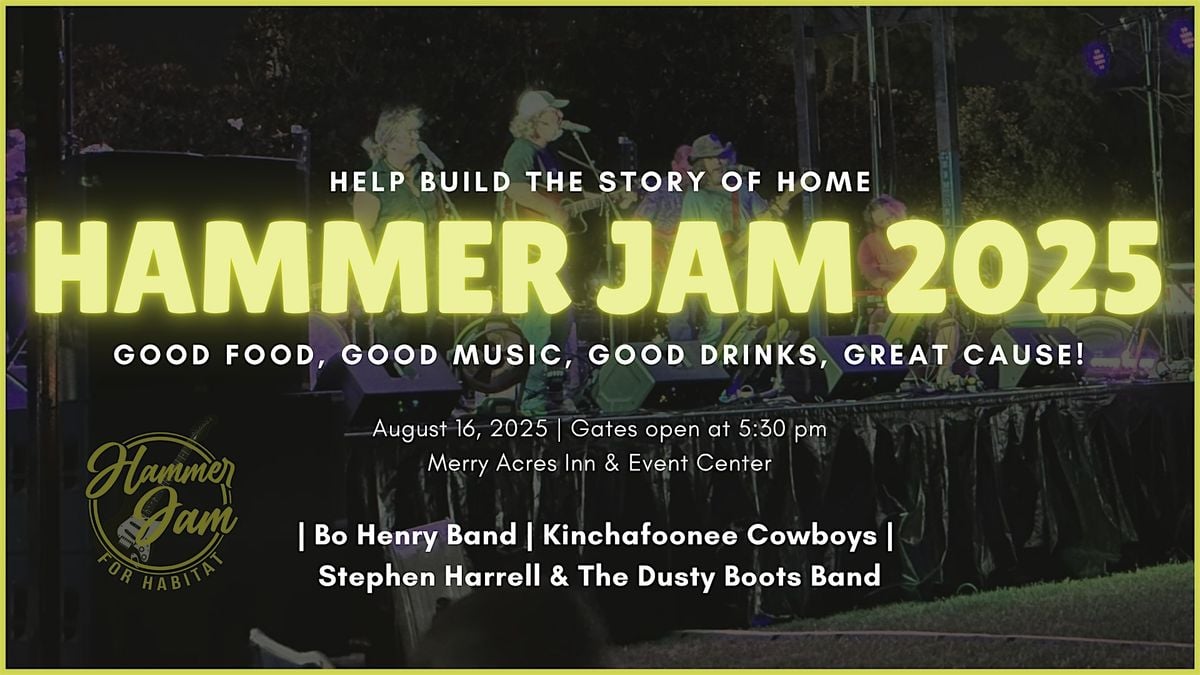 Hammer Jam for Habitat 2025, 16 August | Event in Albany | AllEvents