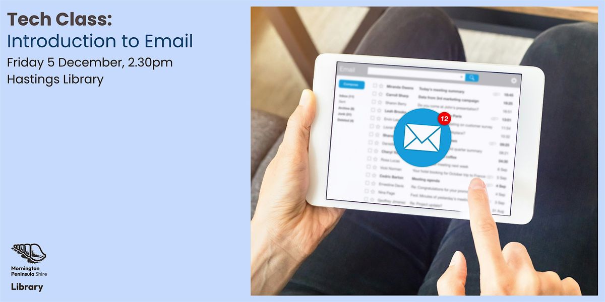 Tech Class: Introduction to Email - Hastings Library, 5 December | Event in HASTINGS | AllEvents