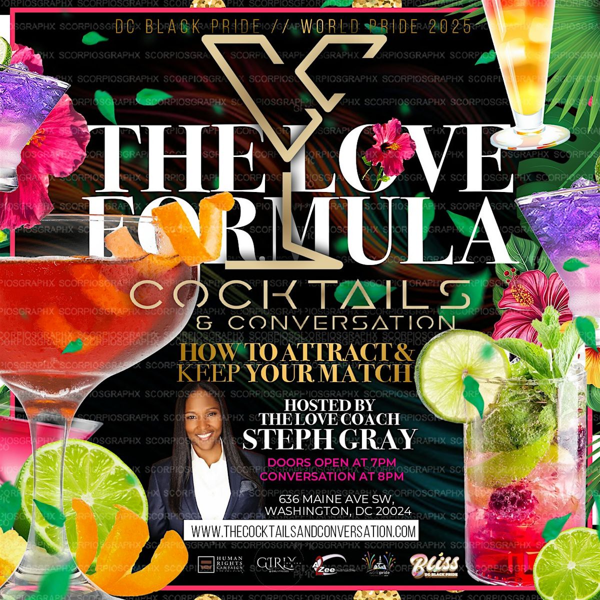 Cocktails & Conversations: Attract & Keep Your Match, 21 May | Event in Washington | AllEvents