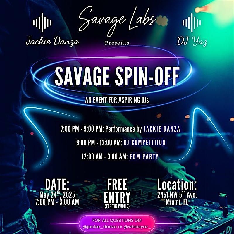 Savage Spinoff, 24 May | Event in Miami | AllEvents
