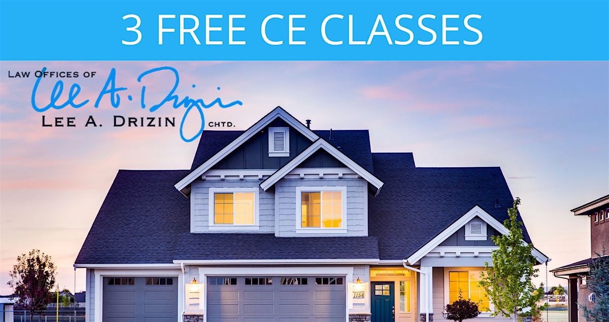 3 Free CE classes, 3 October | Event in Pahrump | AllEvents