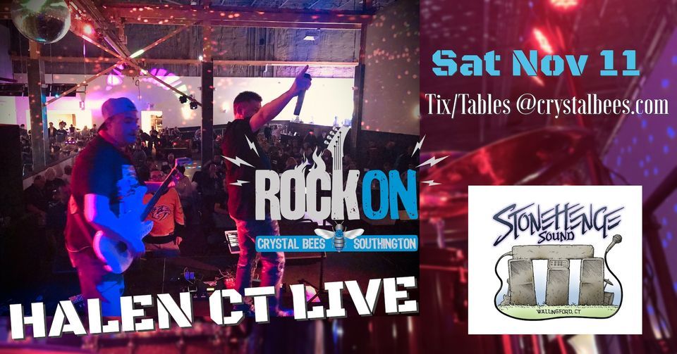 VAN HALEN tribute HALEN live at BEES, Crystal Bees, Southington