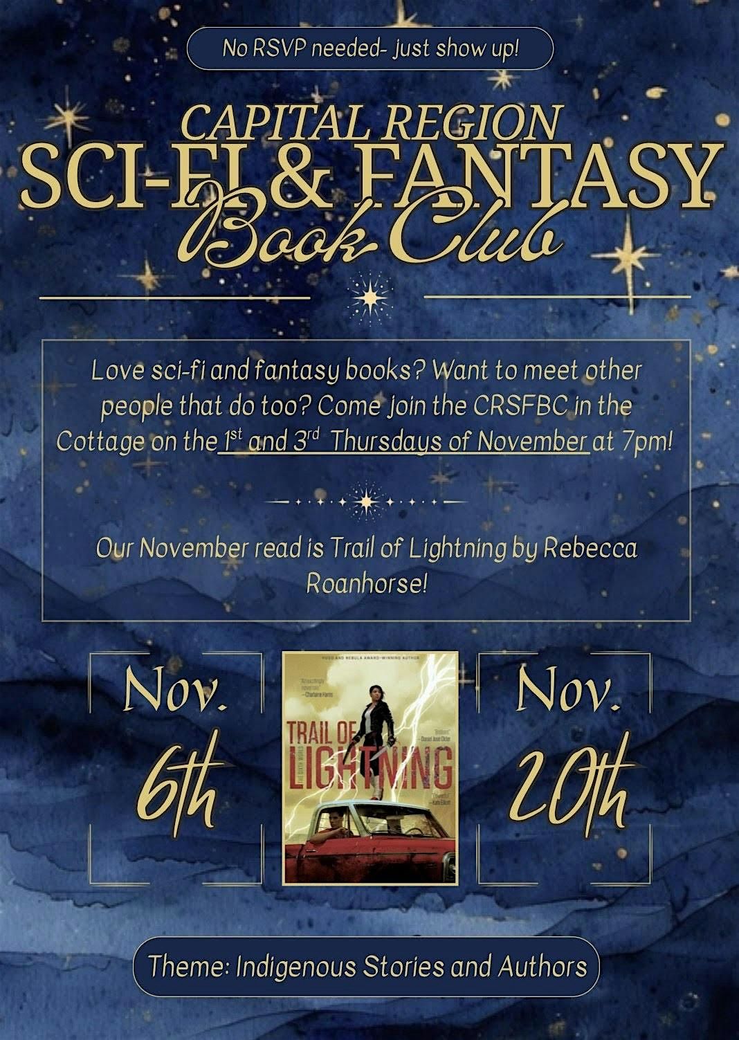 Capital Region Sci Fi & Fantasy Book Club Meetup at Bard & Baker, 6 November | Event in Troy | AllEvents