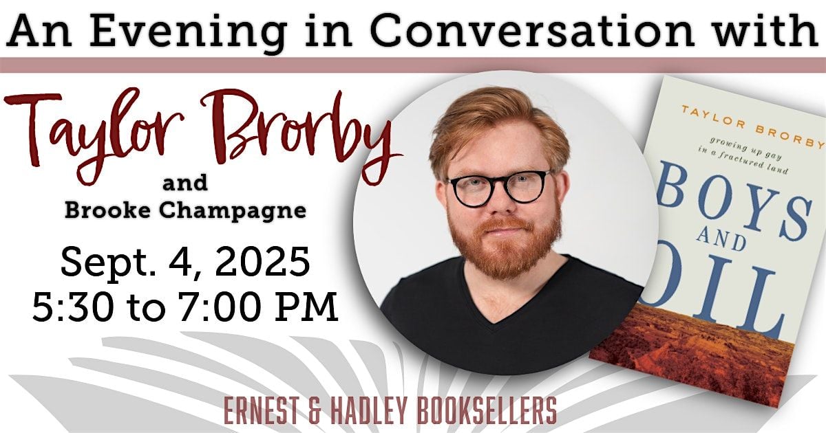An Evening in Conversation with Taylor Brorby & Brooke Champagne, 4 September | Event in Tuscaloosa | AllEvents