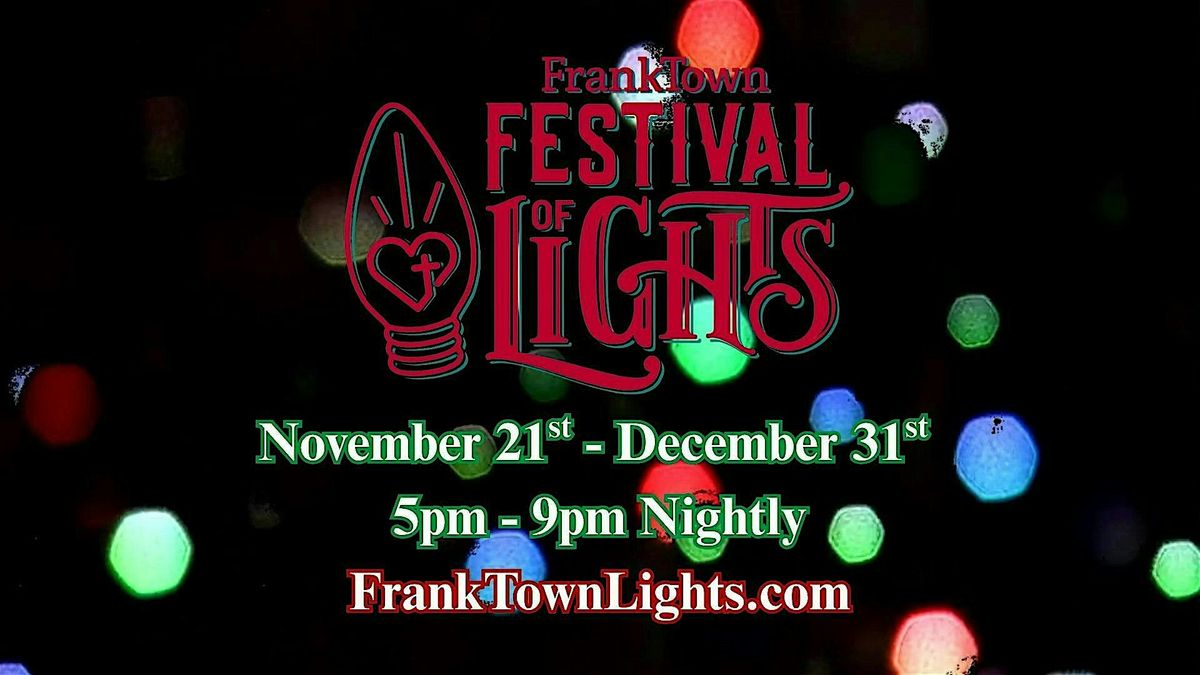 FrankTown Festival of Lights Franklin, TN      Nov 21-Dec 31 | Event in Franklin | AllEvents