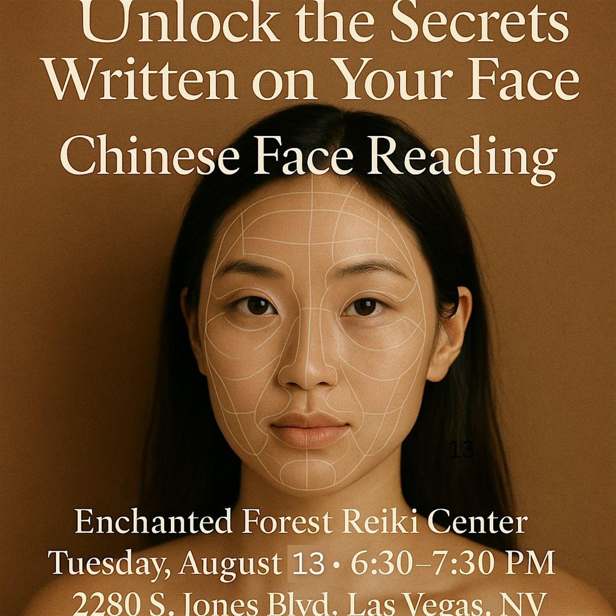 Unlock the Secrets Written on Your Face, 13 August | Event in Las Vegas | AllEvents