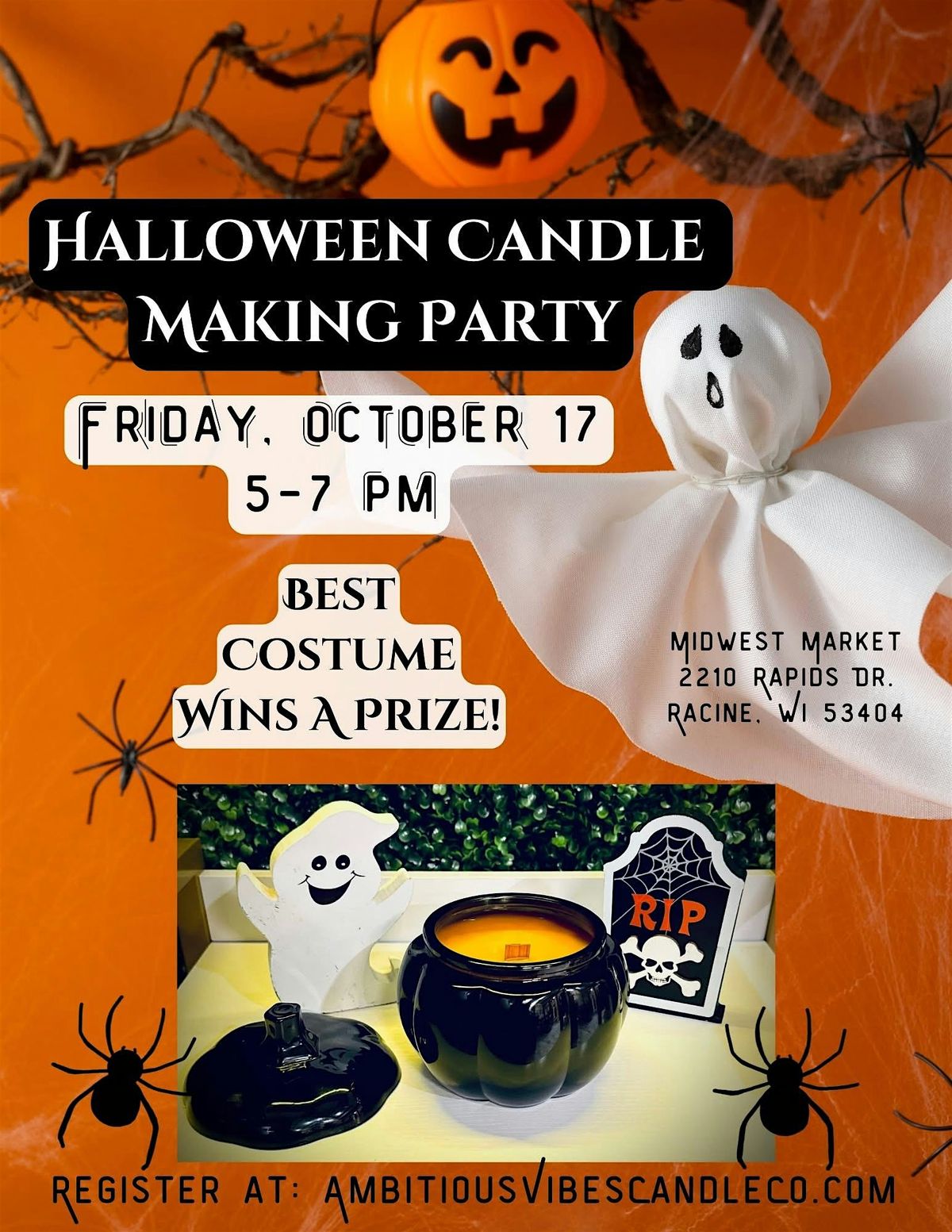 Halloween Candle Making Party, 17 October | Event in Racine | AllEvents