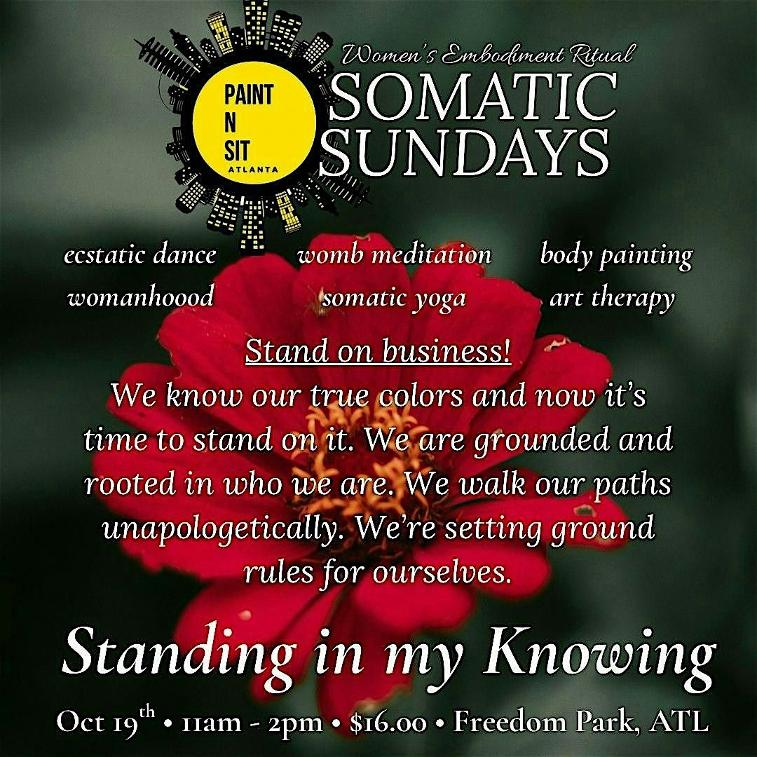 PaintnSitATL x Somatic Sundays (Women’s Embodiment Ritual), 19 October | Event in Atlanta | AllEvents