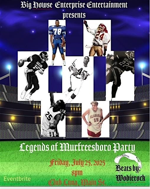 Legends of Murfreesboro, 25 July | Event in Murfreesboro | AllEvents