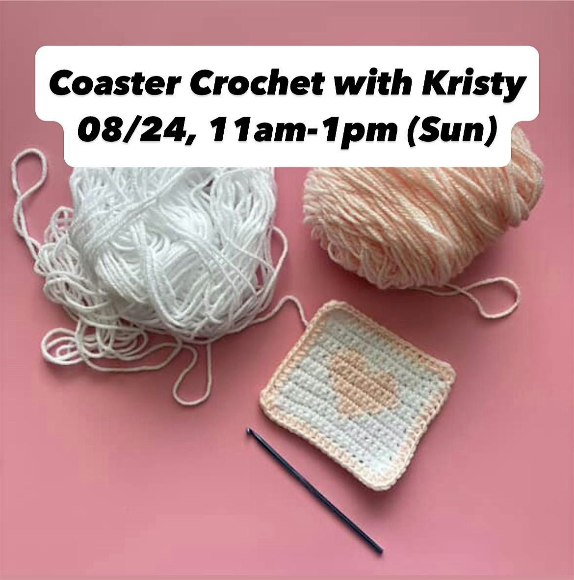Coaster Crochet Class, 24 August | Event in Chicago | AllEvents