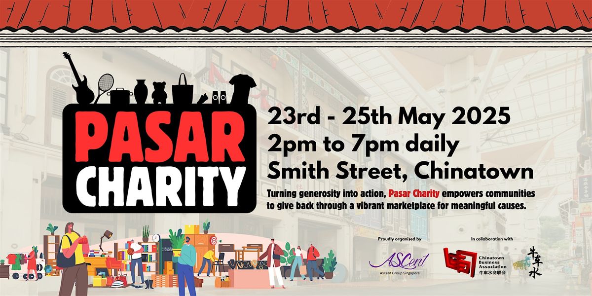 Pasar Charity Champion (Vendor), 23 May | Event in Singapore | AllEvents