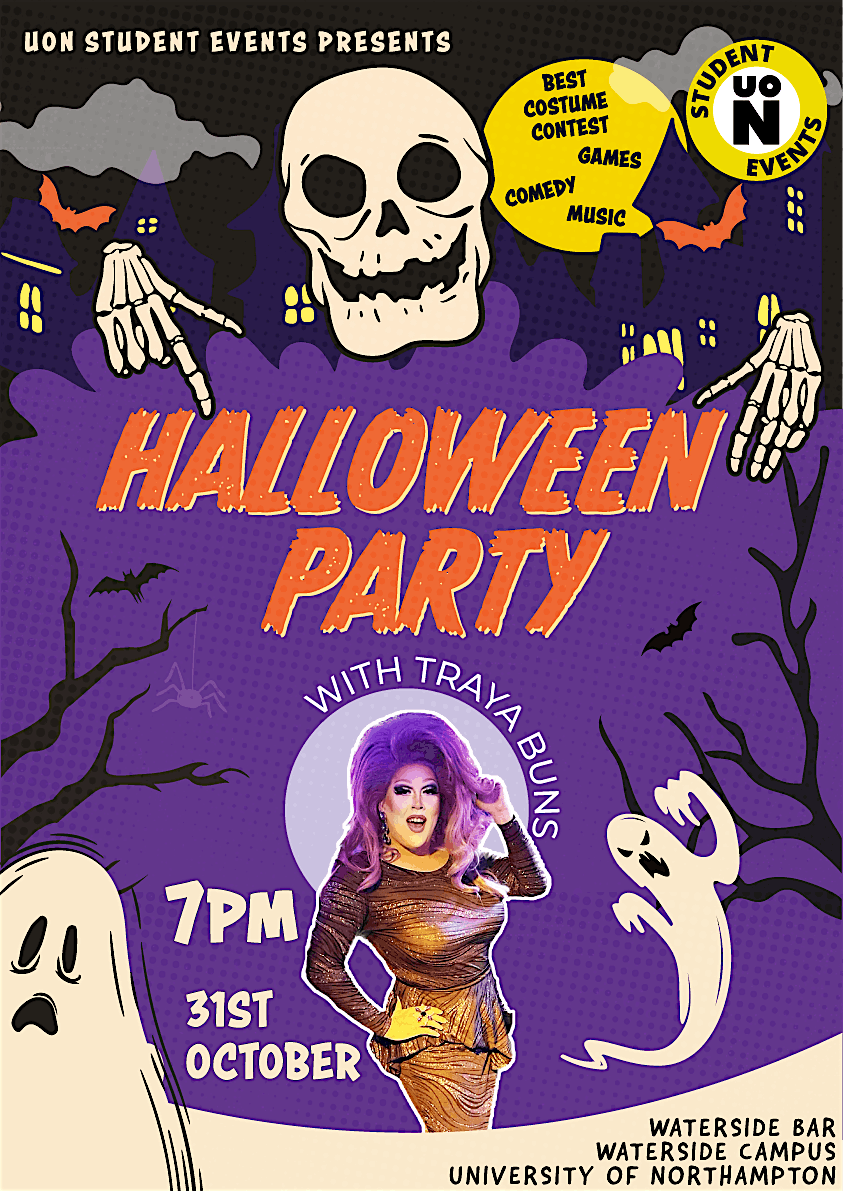 Halloween Party with Traya Buns, 31 October | Event in Northampton | AllEvents