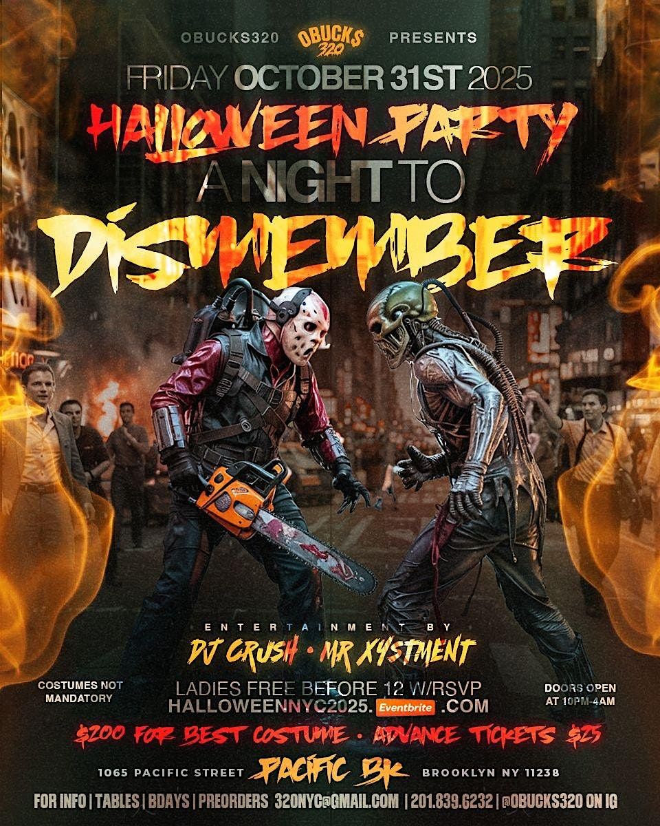 ''A NIGHT TO DISMEMBER' HALLOWEEN PARTY, 31 October | Event in Brooklyn | AllEvents