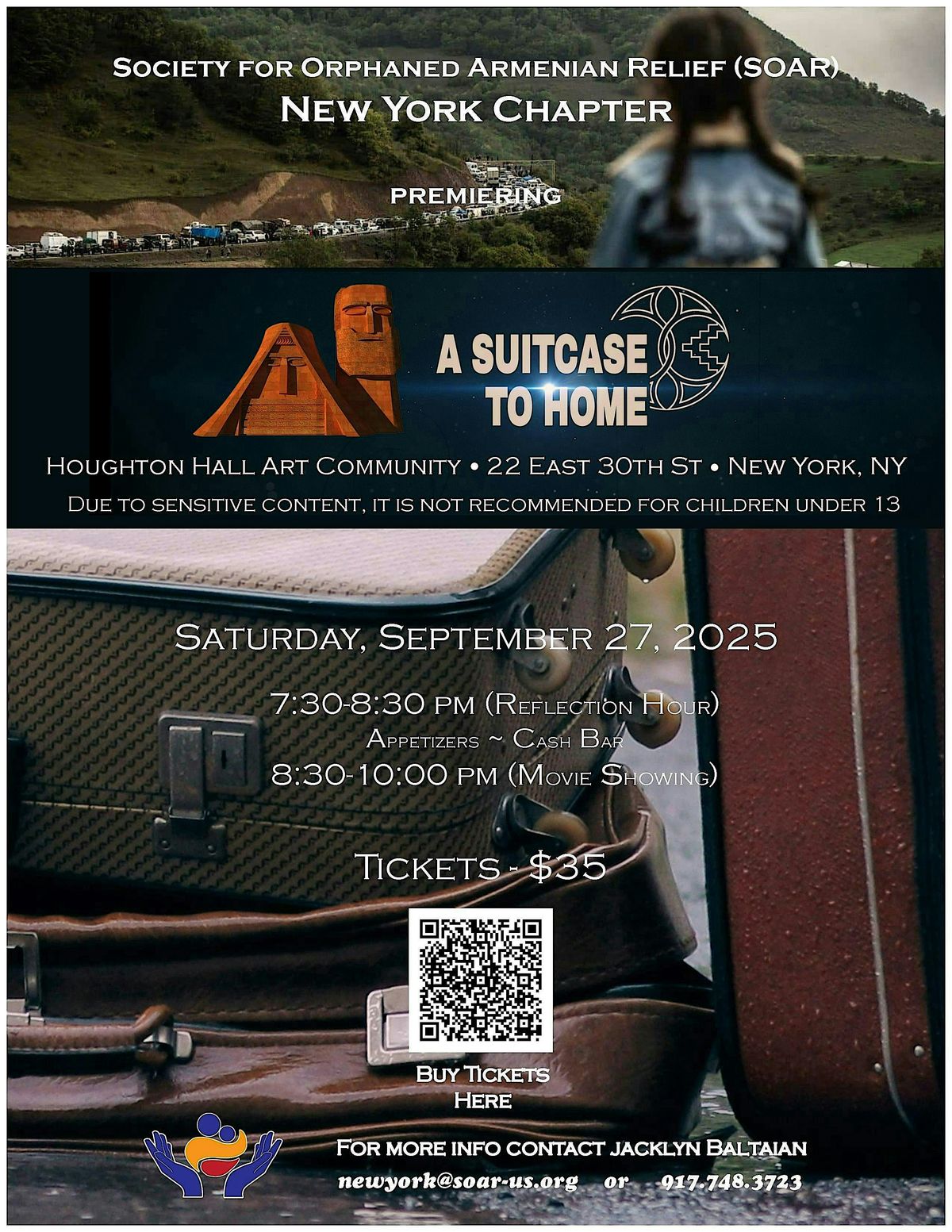 A Suitcase to Home- (Documentary) Global Premiere, 27 September | Event in New York | AllEvents