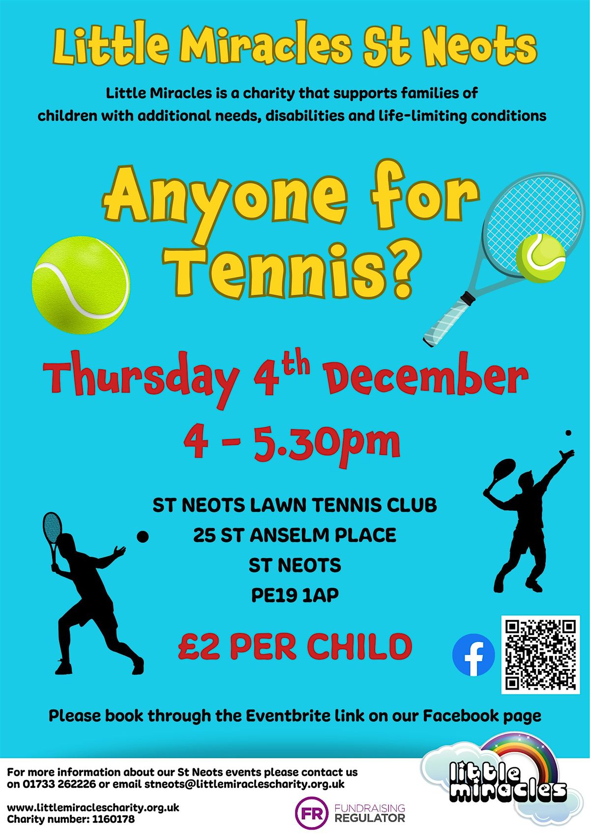 St Neots Tennis 4th Dec, 4 December | Event in St Neots | AllEvents