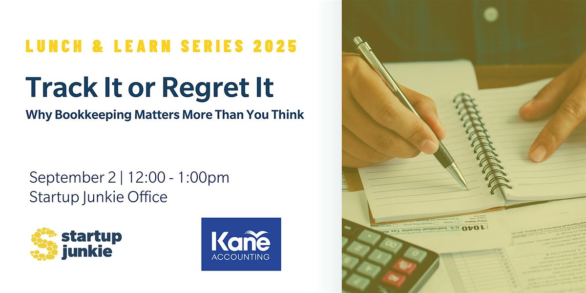 Track It or Regret It: Why Bookkeeping Matters More Than You Think, 2 September | Event in Fayetteville | AllEvents