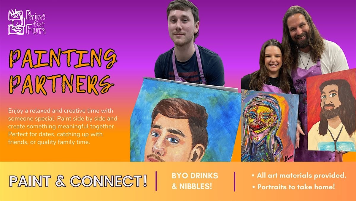 Paint  And Sip: Painting Partners | Melbourne Painting Class, 6 December | Event in Port Melbourne | AllEvents