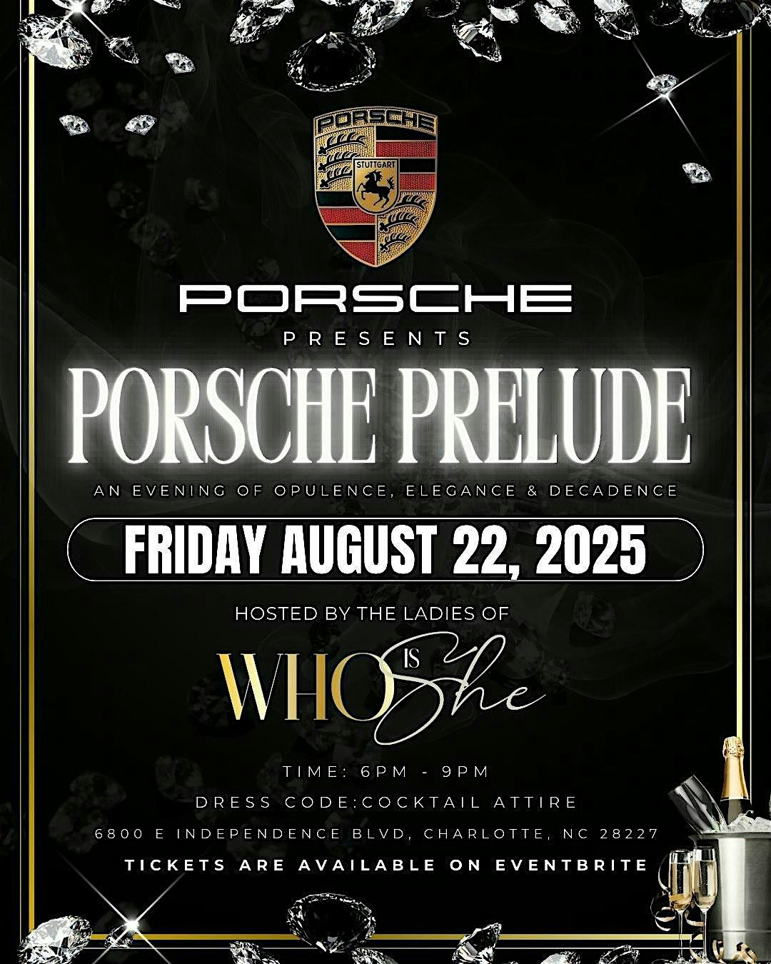 CO-ED PORSCHE PRELUDE: WISB MIXER ✨, 22 August | Event in Charlotte | AllEvents