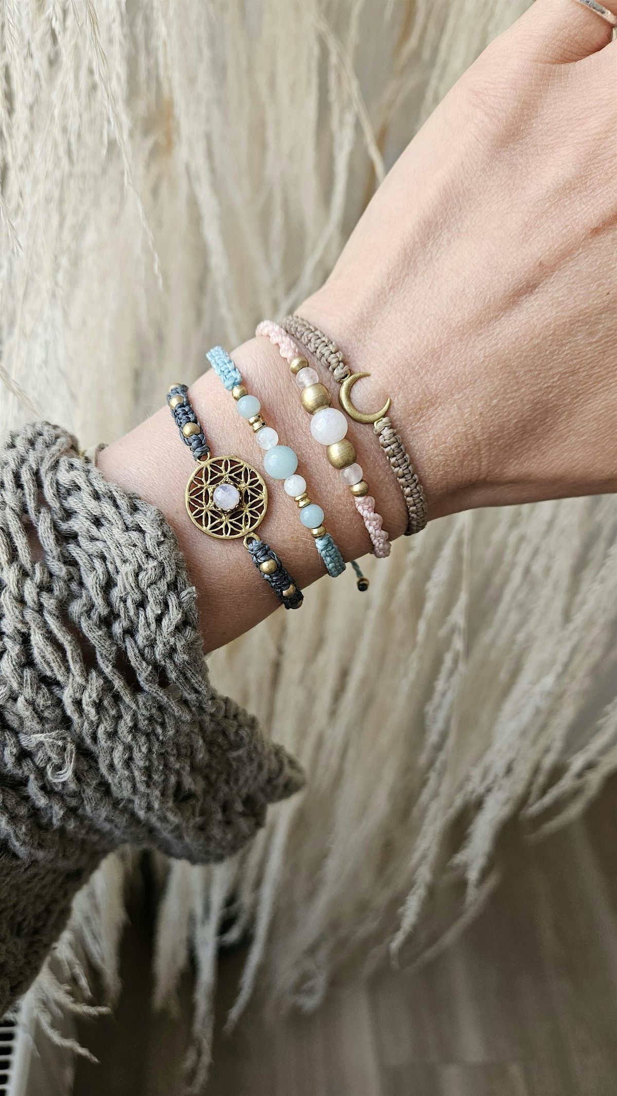 Makramee Schmuck Workshop: Armband / Fußband mit Edelsteinen, 14 October | Event in Stuttgart | AllEvents