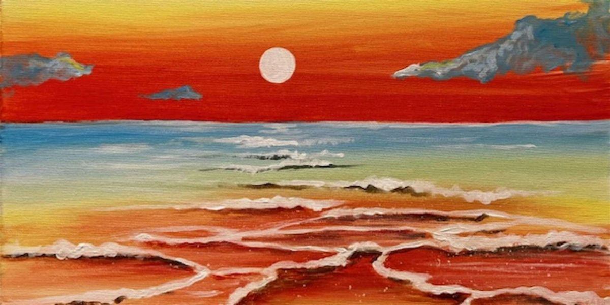 Sunset Oasis - Paint and Sip by Classpop!™, 18 July | Event in Elk Grove | AllEvents