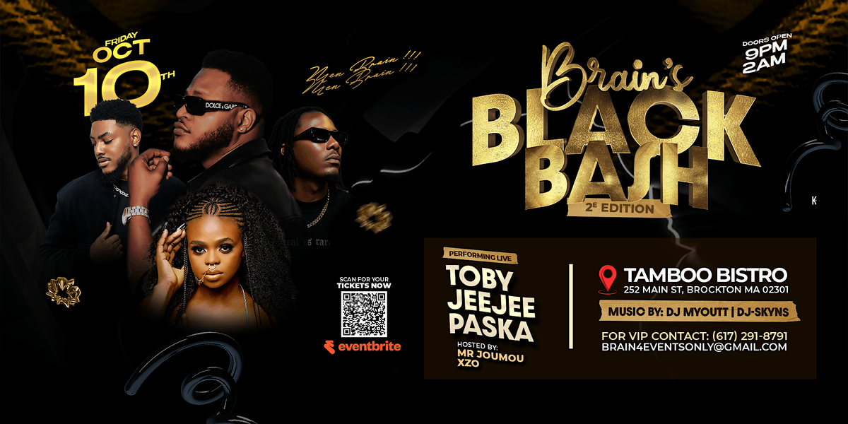 BRAIN'S BLACK BASH, 10 October | Event in Brockton | AllEvents