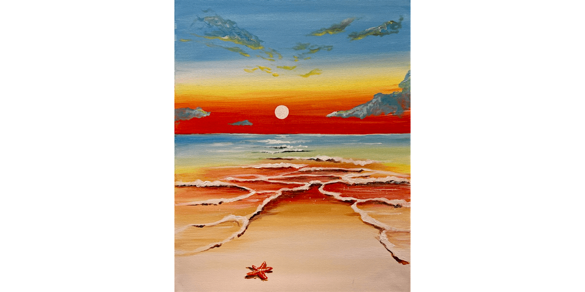 Sunset Oasis - Paint and Sip in Tyler | Classpop!™, 15 August | Event in Tyler | AllEvents