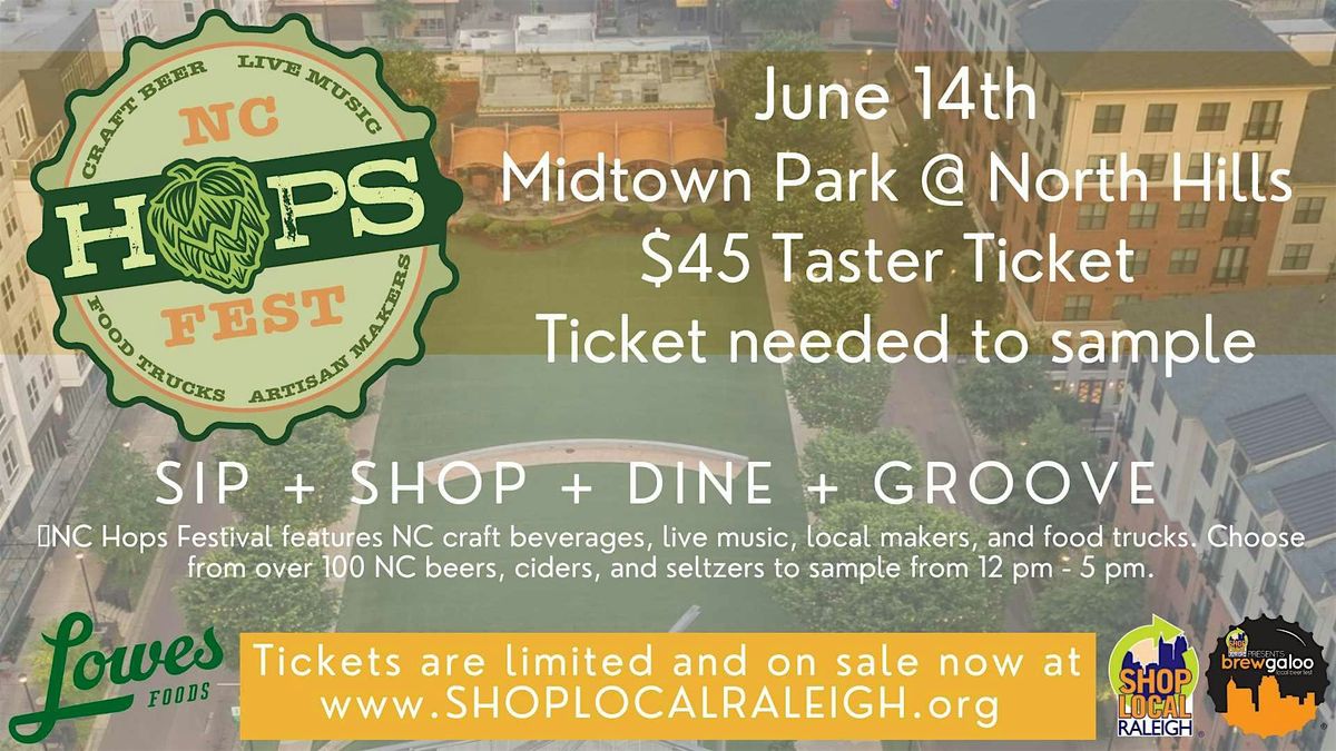 NC Hops Fest - NC Craft Beer Sampling Event, 14 June | Event in Raleigh | AllEvents