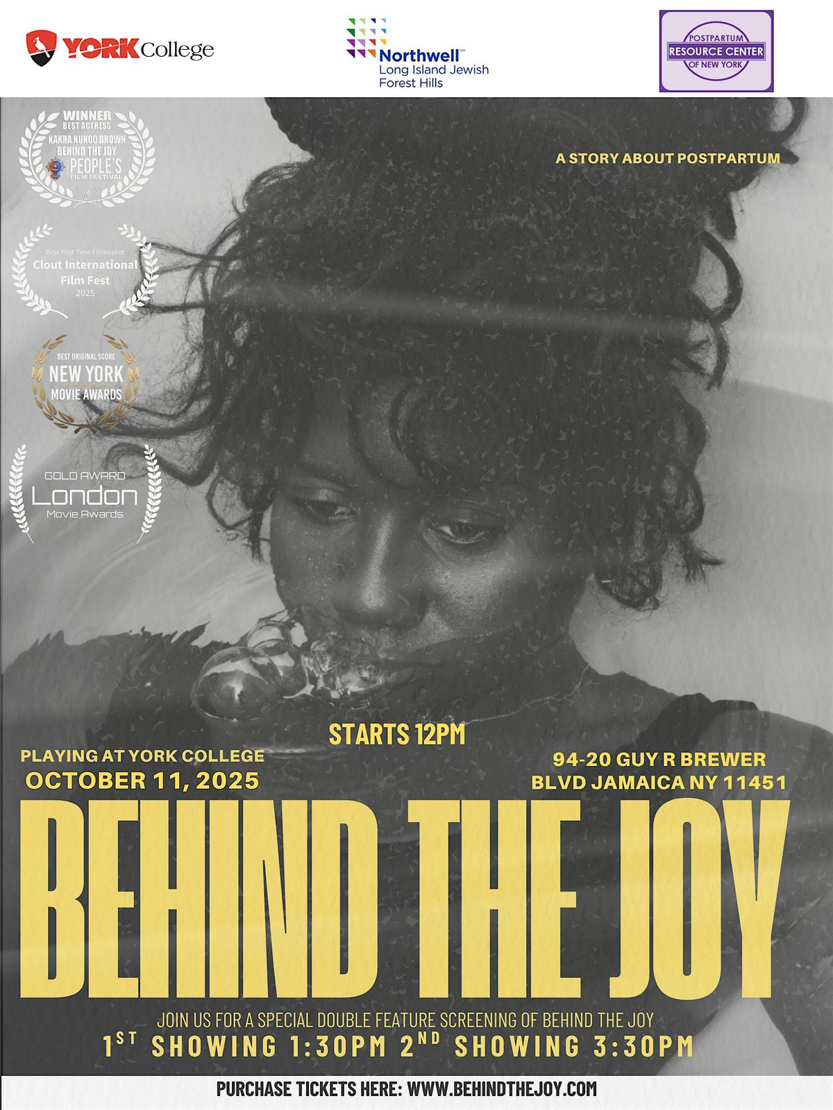 Behind The Joy Screening, 11 October | Event in Queens | AllEvents
