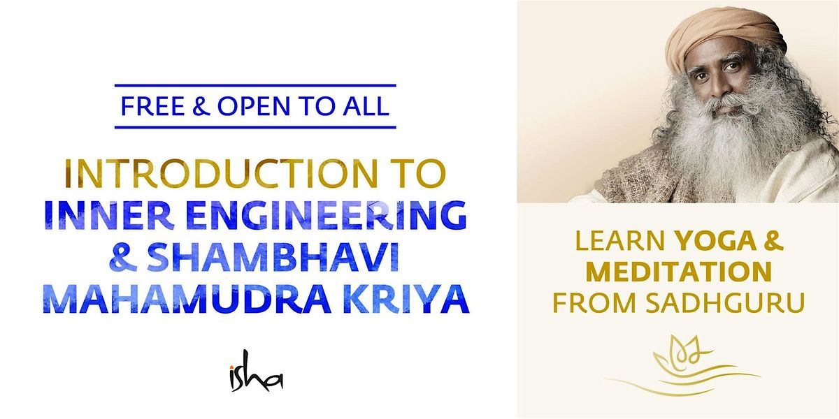 Introduction to Inner Engineering, 29 January | Event in San Ramon | AllEvents