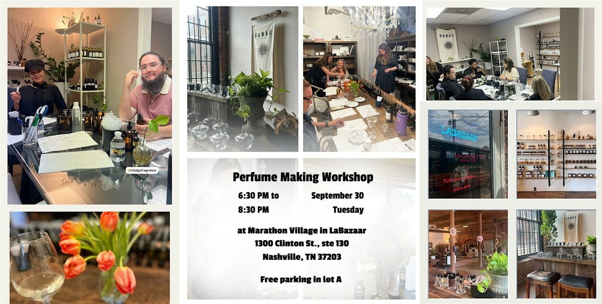 Perfume Making Workshop, 1 November | Event in LOS ANGELES | AllEvents
