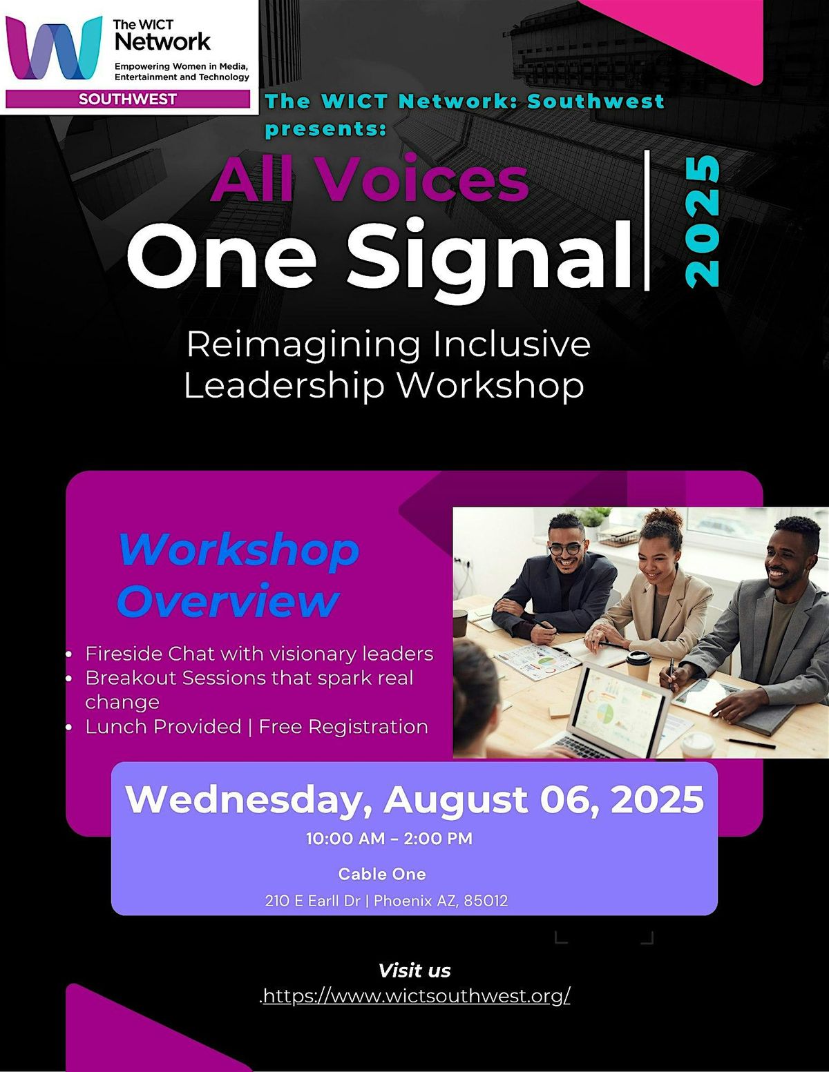 All Voices, One Signal: Reimagining Inclusive Leadership, 6 August | Event in Phoenix | AllEvents