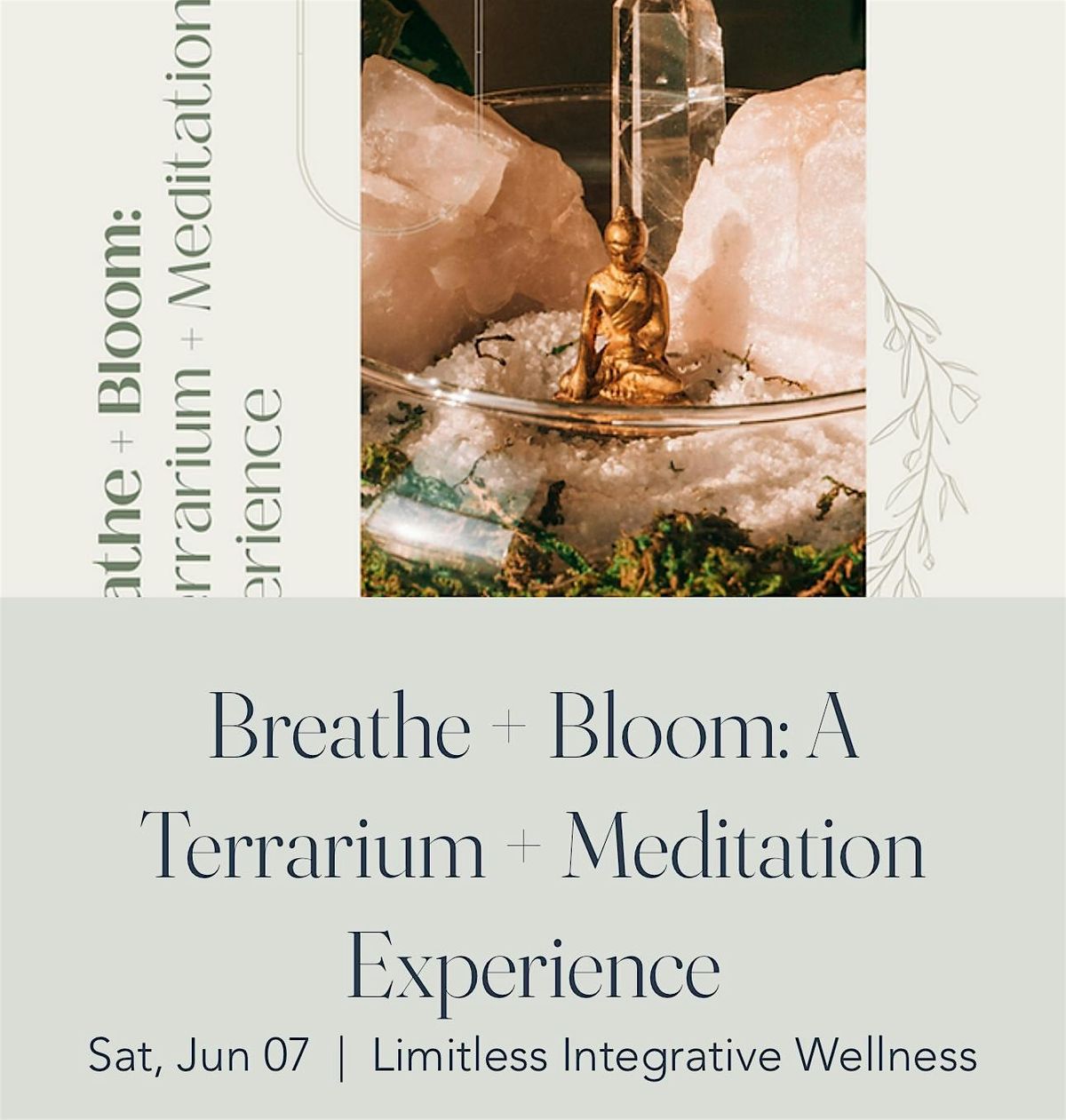 Breathe + Bloom: A Terrarium + Meditation Experience, 7 June | Event in Port Jefferson | AllEvents