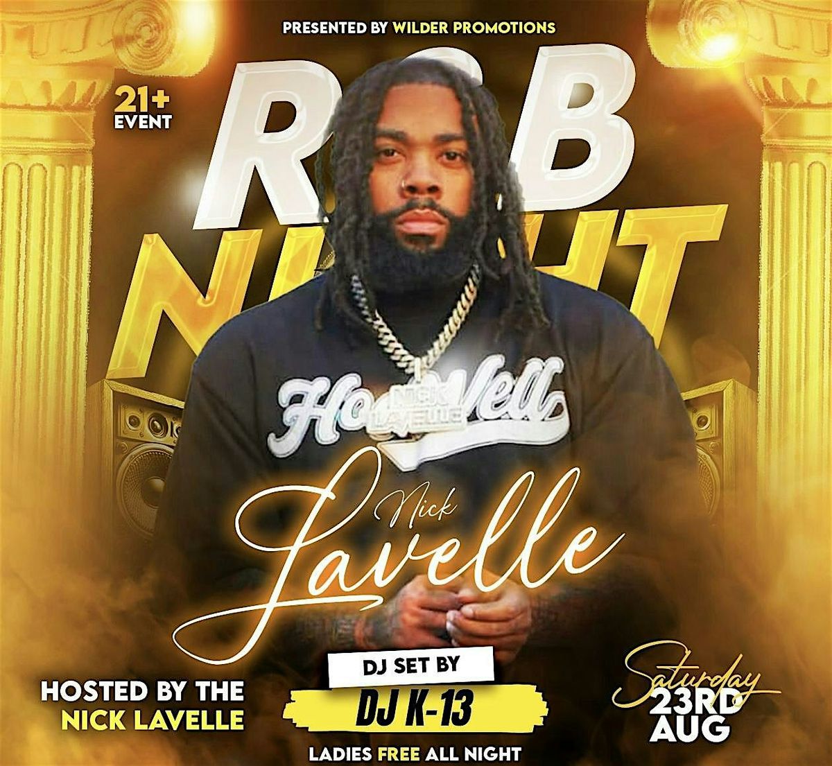 R&B NIGHT W/NICK LAVELLE, 23 August | Event in Grand Rapids | AllEvents