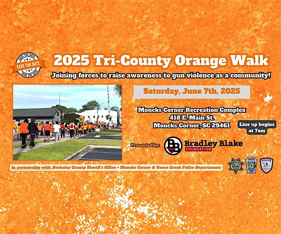 2025 Tri-County Orange Walk, 7 June | Event in Moncks Corner | AllEvents