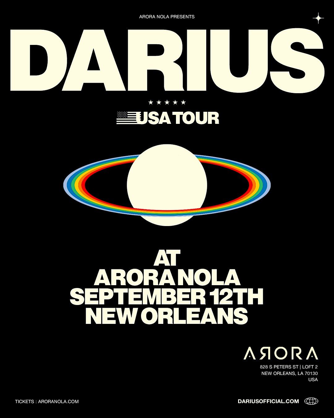 DARIUS, 12 September | Event in New Orleans | AllEvents