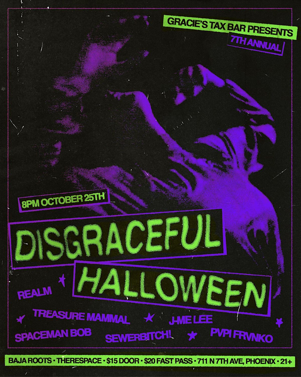 7th Annual Disgraceful Halloween!, 25 October | Event in Phoenix | AllEvents
