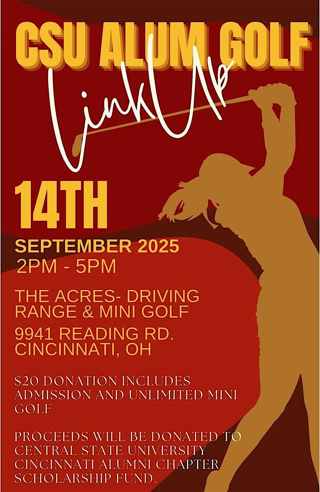 CSU Alum Golf Link Up, 14 September | Event in Cincinnati | AllEvents
