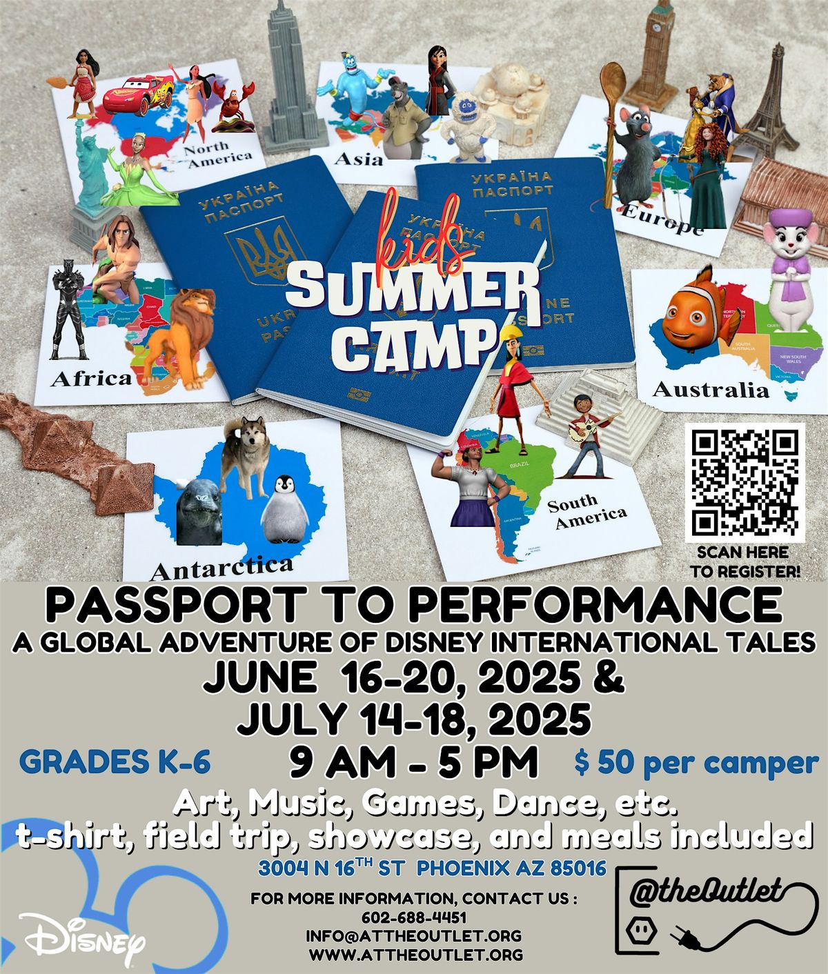 Passport to Performance: A Global Adventure of Disney Intl Tales-SESSION 2, 14 July | Event in Phoenix | AllEvents