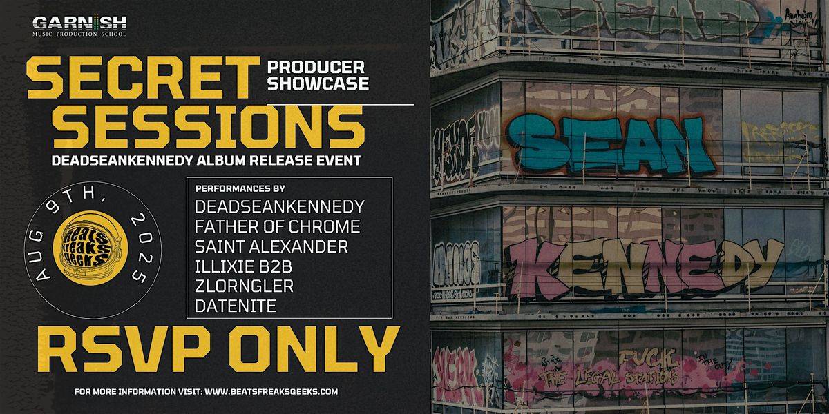 Secret Sessions: Producer Showcase, 9 August | Event in Los Angeles | AllEvents
