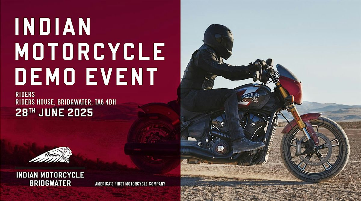 Indian Motorcycle 2025 Demo Tour - Bridgwater, 28 June | Event in Bridgwater | AllEvents