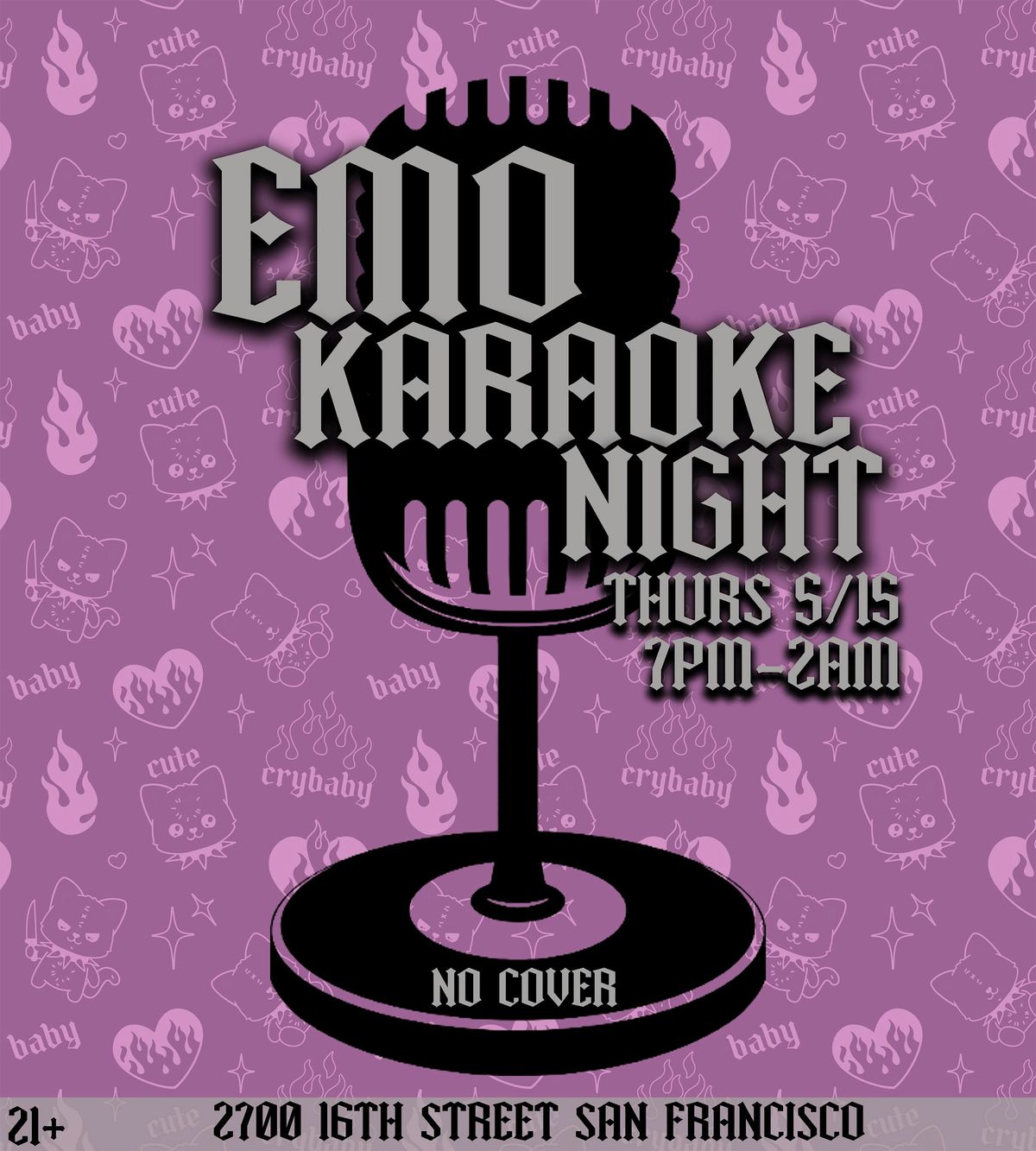 EMO KARAOKE NIGHT | Event in San Francisco | AllEvents
