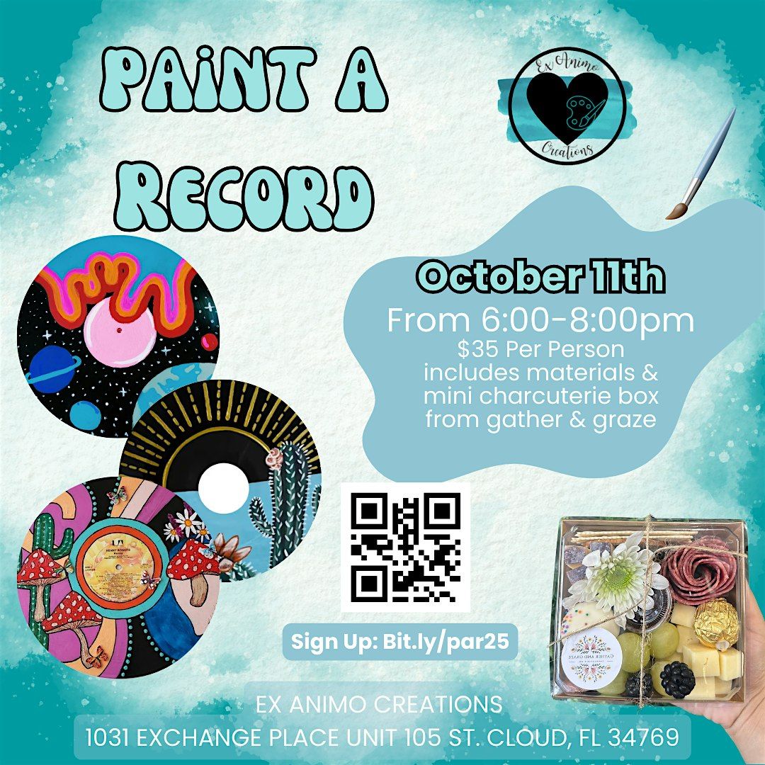 Paint a Record, 11 October | Event in St. Cloud | AllEvents