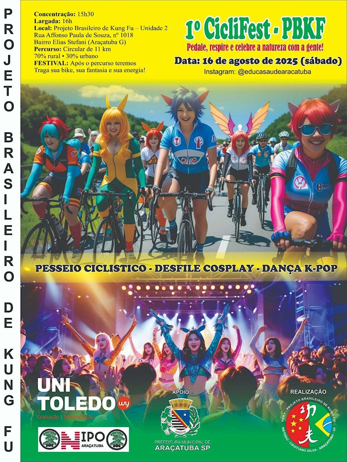 1° CicliFest - PBKF, 16 August | Event in Araçatuba | AllEvents