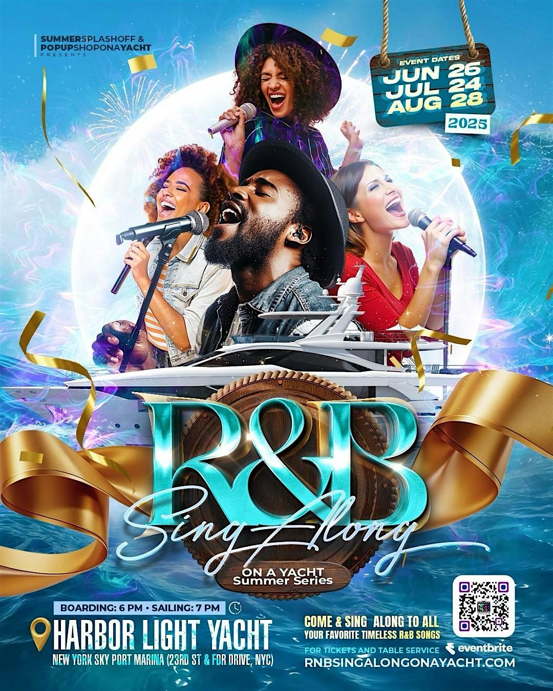 ***R&B Sing Along On a Yacht Party*** "The Tri-States #1 Afterwork Event", 26 June | AllEvents