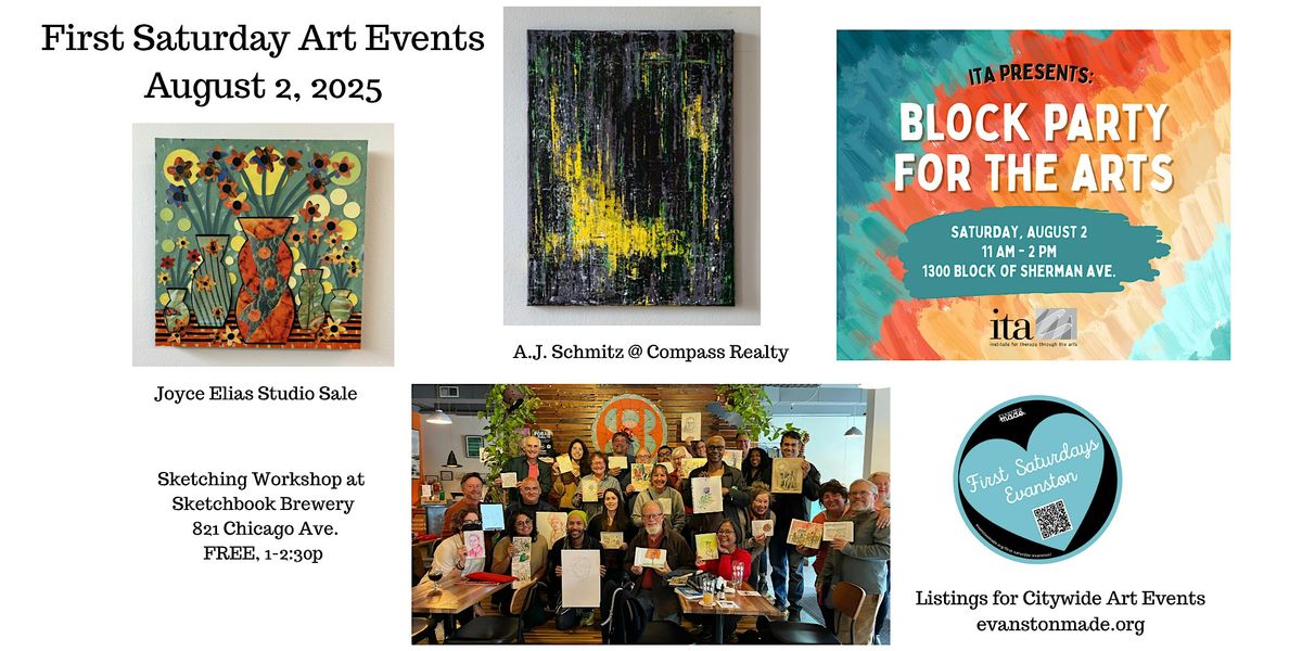 First Saturday Evanston Art Events, 25 August | Event in Evanston | AllEvents