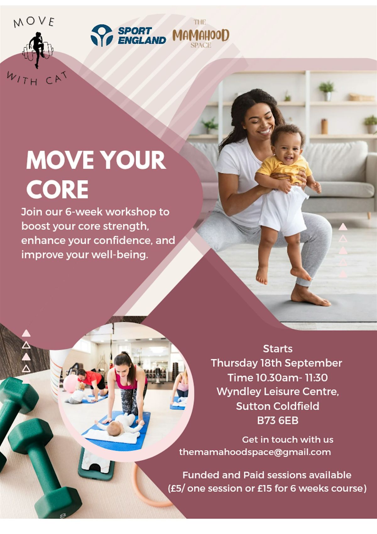 Move your core - Sutton Coldfield | Event in Birmingham | AllEvents