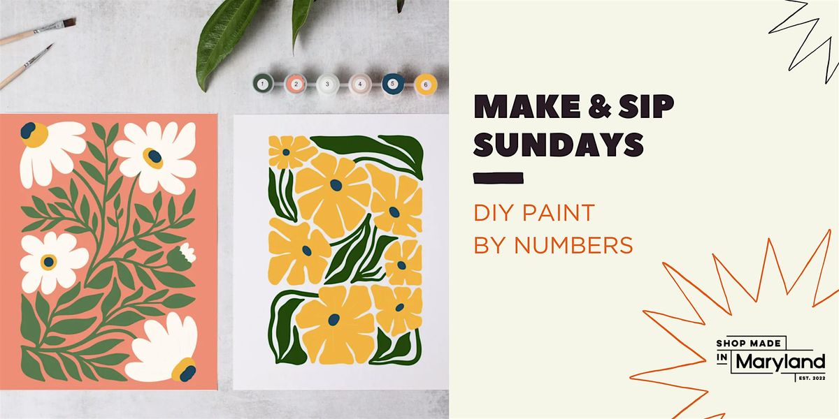 Make & Sip Sundays: DIY Paint by Numbers, 29 June | Event in College Park | AllEvents