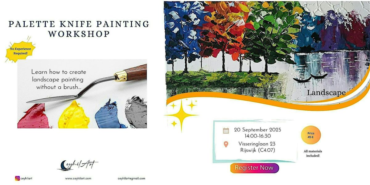 Palette Knife Painting Workshop  - Landscape, 20 September | Event in Rijswijk | AllEvents