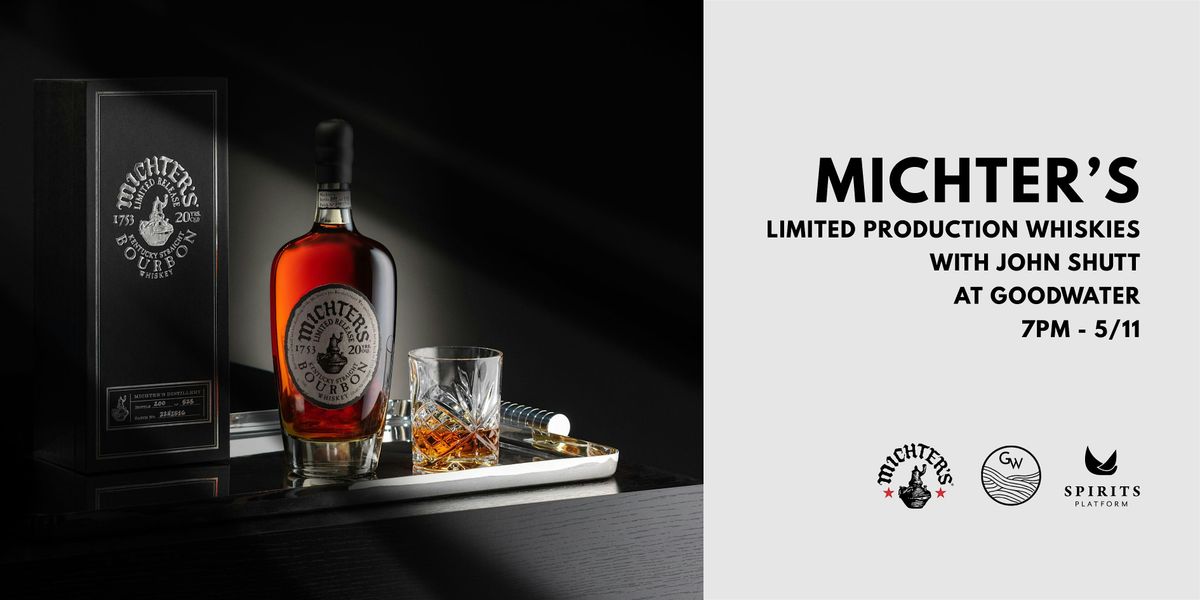 MICHTER'S X GOODWATER, 5 November | Event in Northcote | AllEvents
