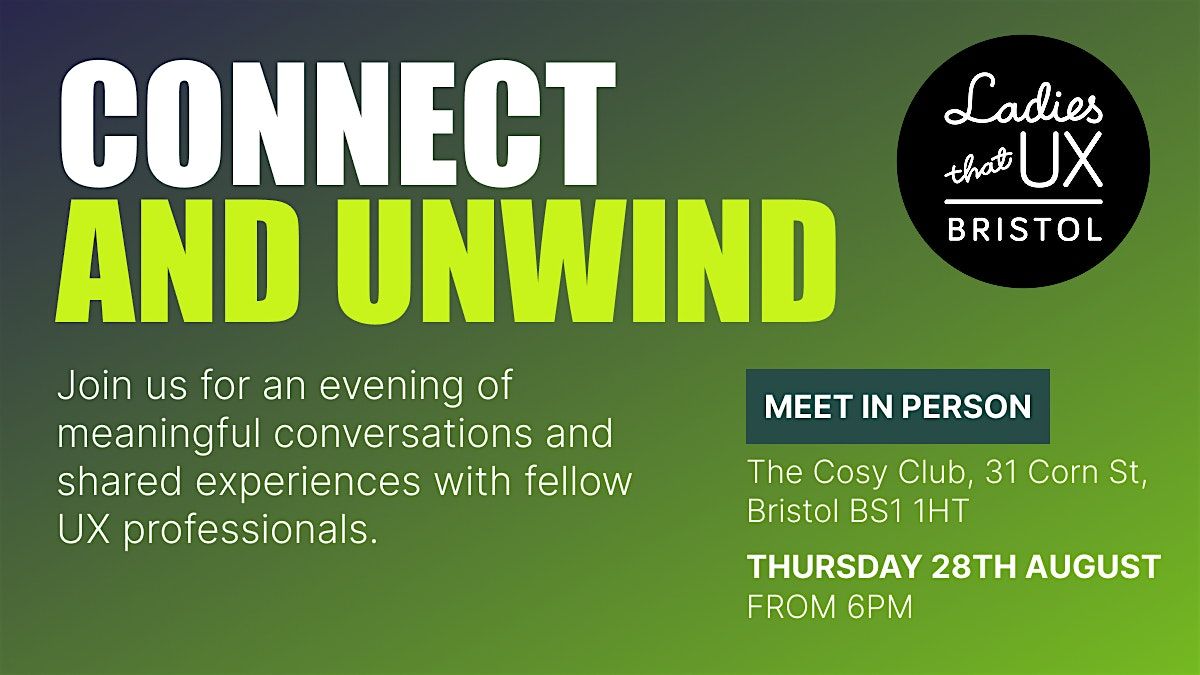 Connect & Unwind – A Summer Social, 28 August | Event in Bristol | AllEvents